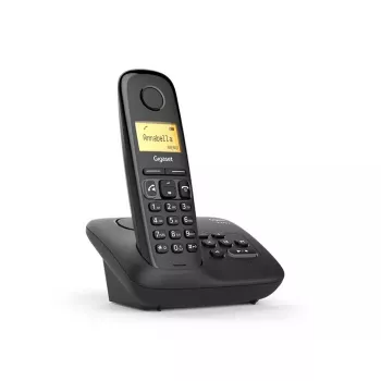 Analoginis / DECT telefonas Gigaset A270A, skambintojo ID, belaidis ragelis, juodas