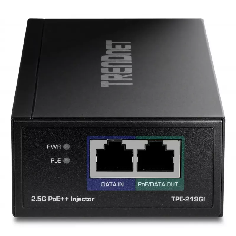 „PoE“ adapteris „Trendnet TPE-219GI“ 2,5 gigabito eterneto „PoE++“ 95 W