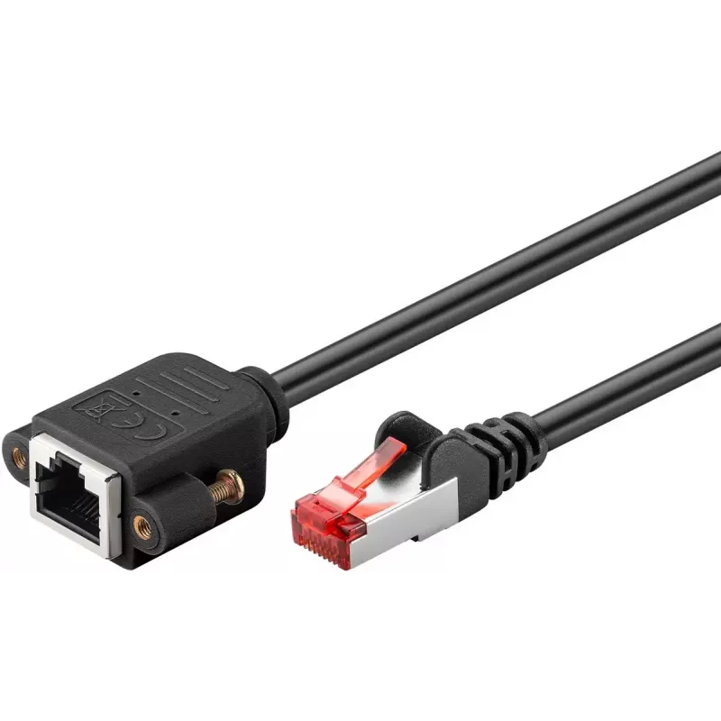 Tinklo kabelis Goobay 65640 RJ-45 Cat6 5 m juodas