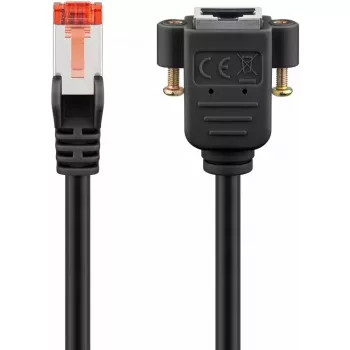 Tinklo kabelis Goobay 65640 RJ-45 Cat6 5 m juodas