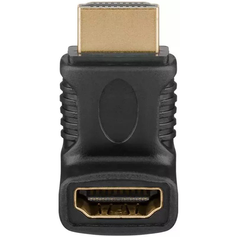 Goobay HDMI vaizdo kabelio adapteris 65744 juoda moteriška jungtis aukšta kokybė