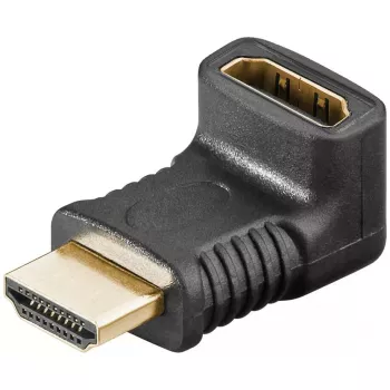 Goobay HDMI vaizdo kabelio adapteris 65744 juoda moteriška jungtis aukšta kokybė