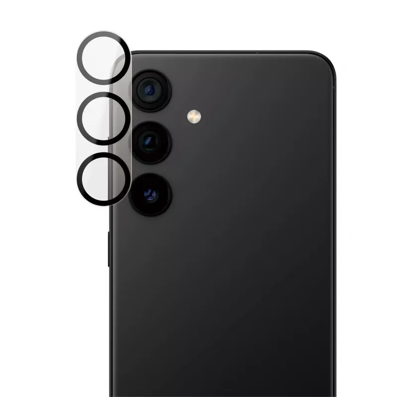 Kameros objektyvo apsauga PanzerGlass Samsung Galaxy S24 S23 S23 Plus atspari įbrėžimams ir smūgiams