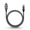 Goobay USB-C į RJ-45 laidas 10 m juoda/sidabrinė