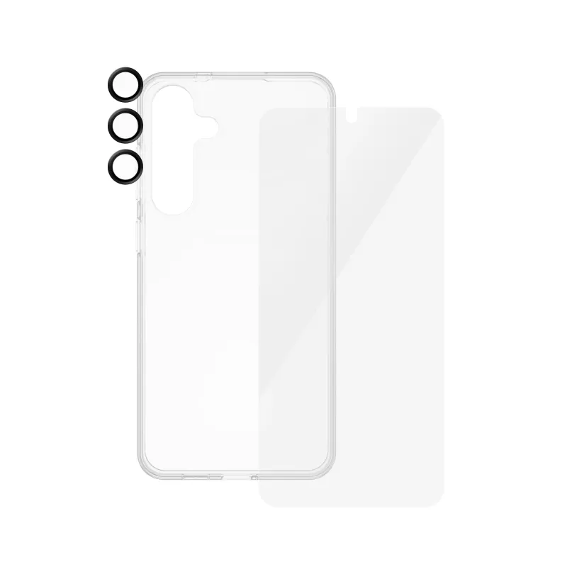 “PanzerGlass SAFE. by ®” 3-in-1 rinkinys Samsung Galaxy S24+ apsaugai nuo įbrėžimų ir smūgių