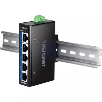 Nevaldomas komutatorius Trendnet TI-GLC50 Gigabit Ethernet 5 prievadai juodas