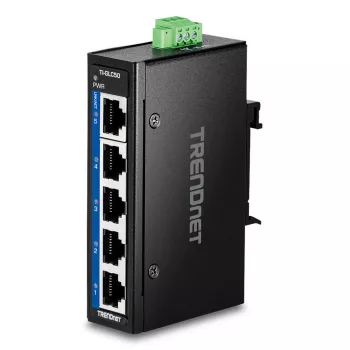 Nevaldomas komutatorius Trendnet TI-GLC50 Gigabit Ethernet 5 prievadai juodas