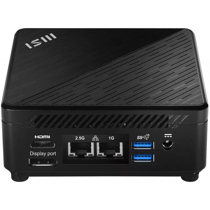 MSI Cubi 5 12M-283BAT PC / darbo stoties barebone 0,66L dydžio kompiuteris juodas i5-1235U