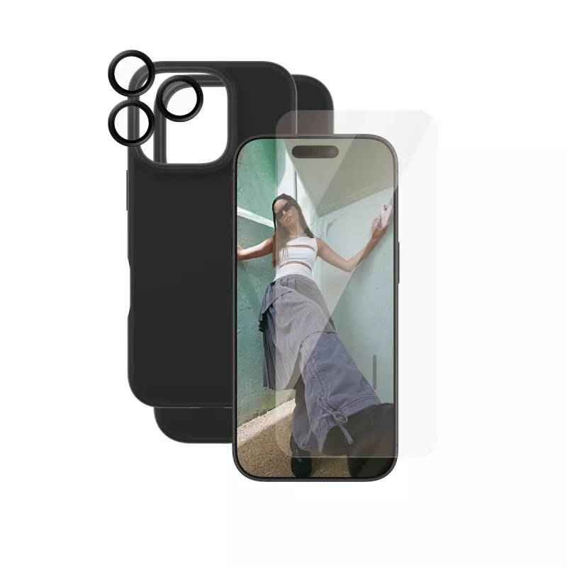 3-in-1 rinkinys PanzerGlass CARE by Fashion iPhone 16 Pro