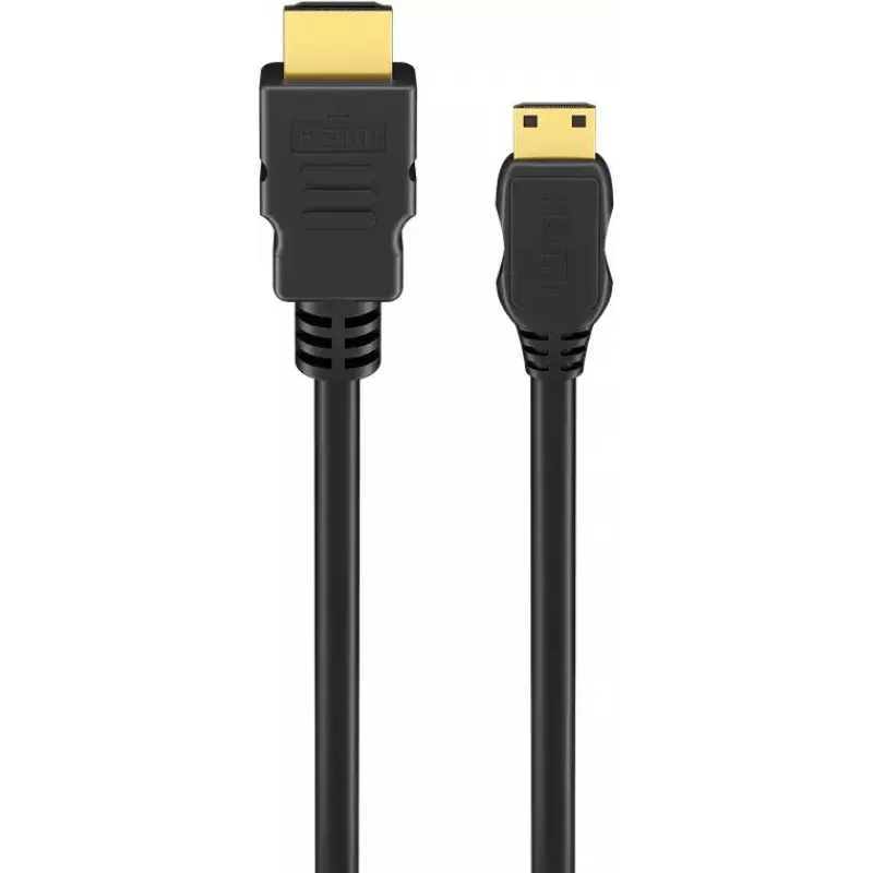 Goobay HDMI laidas 3 m A tipo C tipo 48 Gbit/s juodas
