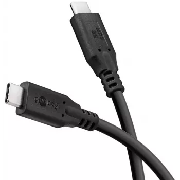 USB laidas Goobay 74698 USB 3.2 Gen 1 0,5m USB C juodas