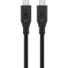 USB laidas Goobay 74698 USB 3.2 Gen 1 0,5m USB C juodas