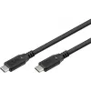 USB laidas Goobay 74698 USB 3.2 Gen 1 0,5m USB C juodas