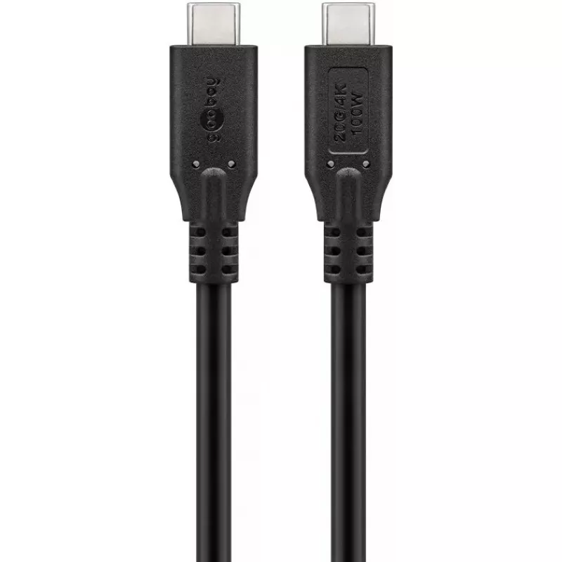 USB laidas Goobay 74196 USB4 Gen 2x2 1,5 m USB C juodas