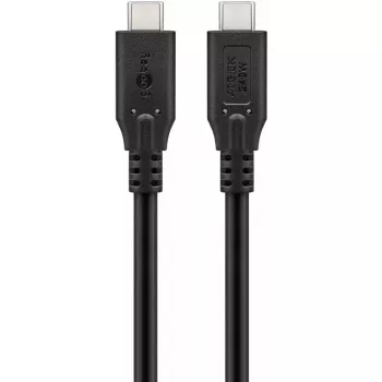 USB laidas Goobay 74184 USB4 Gen 2x2 1,5m USB C juodas