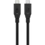 USB laidas Goobay 74184 USB4 Gen 2x2 1,5m USB C juodas