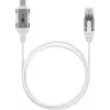 Goobay 74386 jungčių adapteris USB 3.1 Type A RJ45 baltas