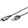 Goobay 74406 Laido jungčių adapteris USB 3.1 Type A RJ45 7,5 m