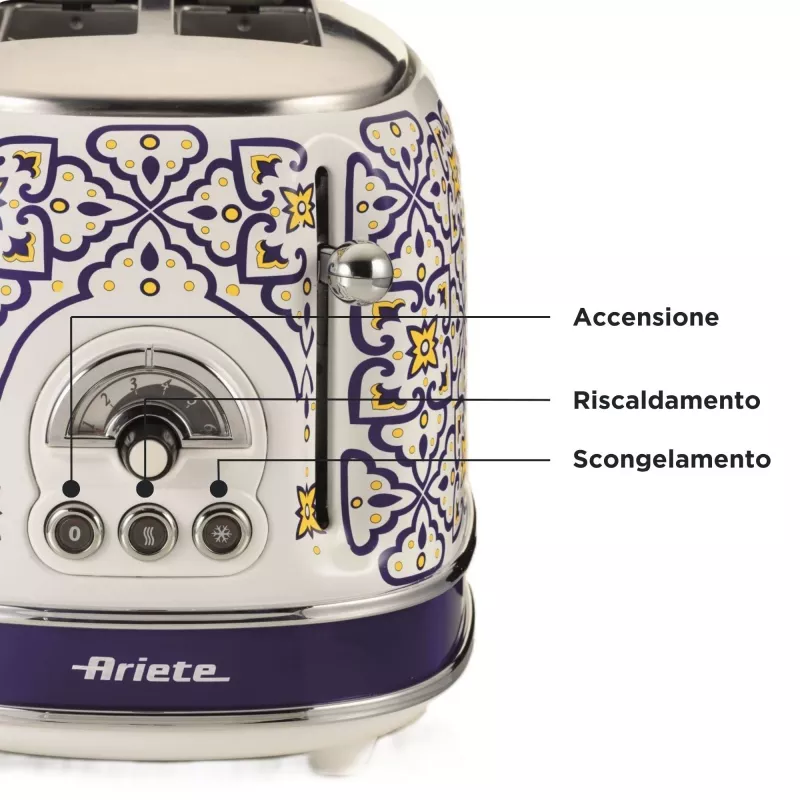 Ariete 0155/0C Skrudintuvas 2 riekėms 815 W Mėlynas Daugiaspalvis