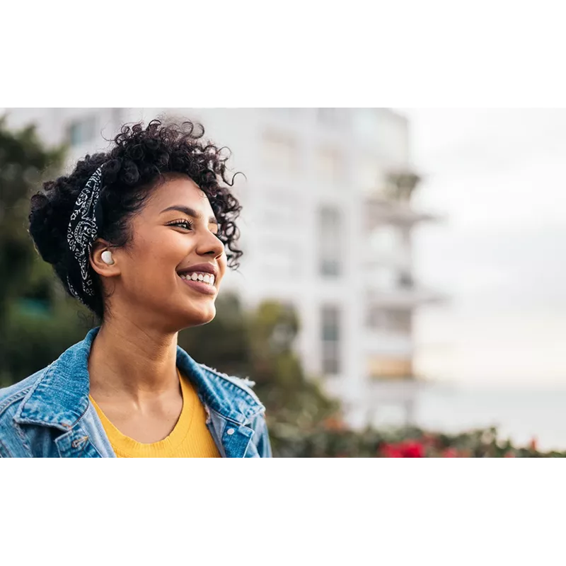 JBL Wave Buds 2 Ausinės Tikras belaidis stereofoninis (TWS) Į ausį Skambučiai/Muzika Bluetooth Baltos