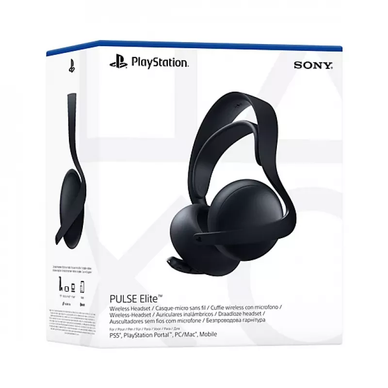 Sony Pulse Elite ausinės belaidės ant galvos žaidimų Bluetooth juodos