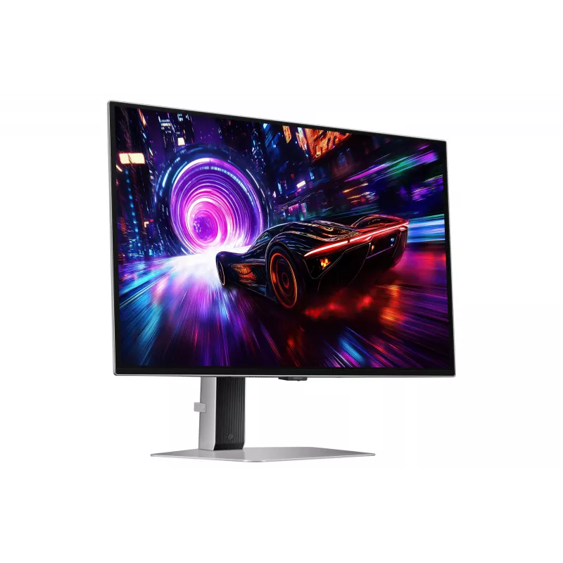 Samsung G81SF kompiuterio monitorius 68,6 cm (27 colių) 3840 x 2160 4K Ultra HD OLED sidabrinis