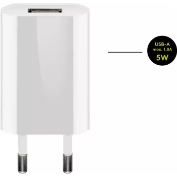 Įkroviklio rinkinys Goobay 5W Apple Lightning vidaus kintamosios srovės mobiliesiems telefonams