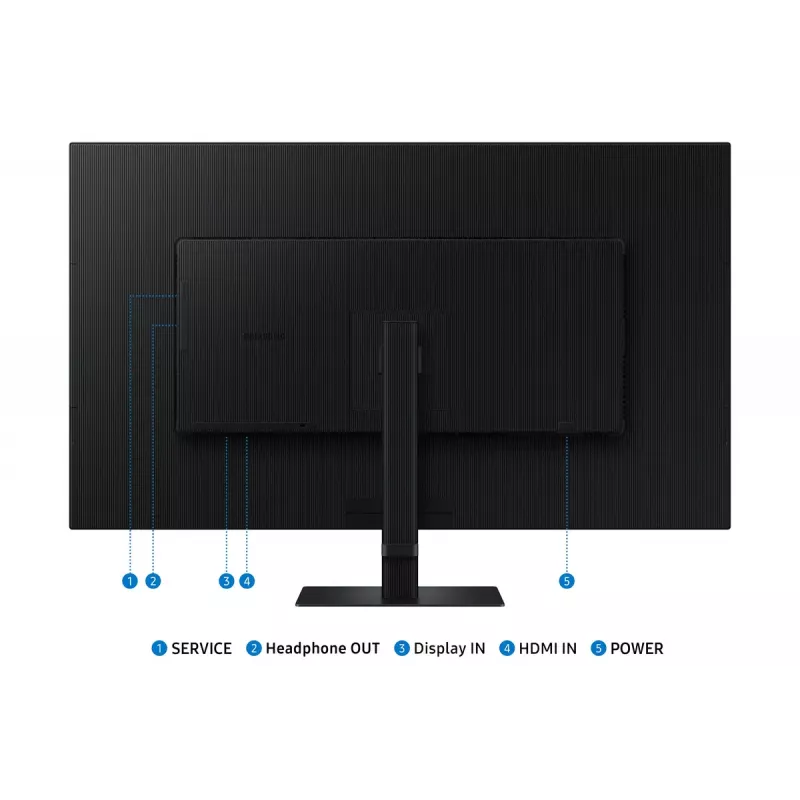 Samsung S70D kompiuterio monitorius 94 cm (37 colių) 3840 x 2160 pikselių 4K Ultra HD LCD juodas