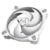 ARCTIC BioniX P120 (Pilka/Balta) – Slėgiui optimizuotas 120 mm žaidimų ventiliatorius su PWM PST