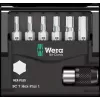 Wera Bit-Check 7 Hex-Plus 1 atsuktuvų antgalių rinkinys, 7 vnt., H2-H6