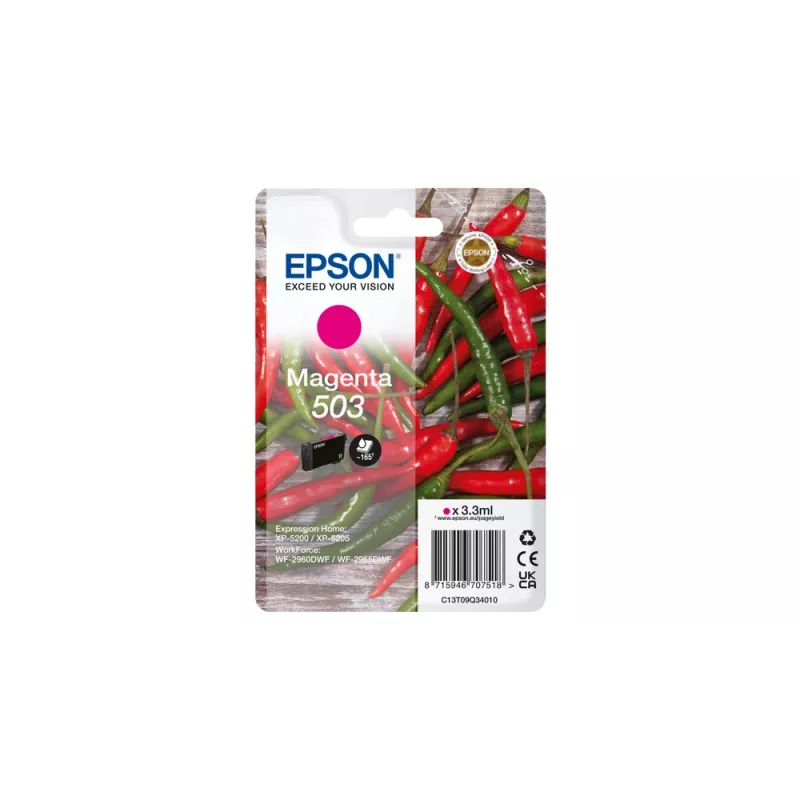 Epson 503 rašalo kasetė 1 vnt. Originali standartinės talpos purpurinė
