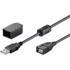 USB kabelis Goobay 93284 USB 2.0 2 m USB A Juodas