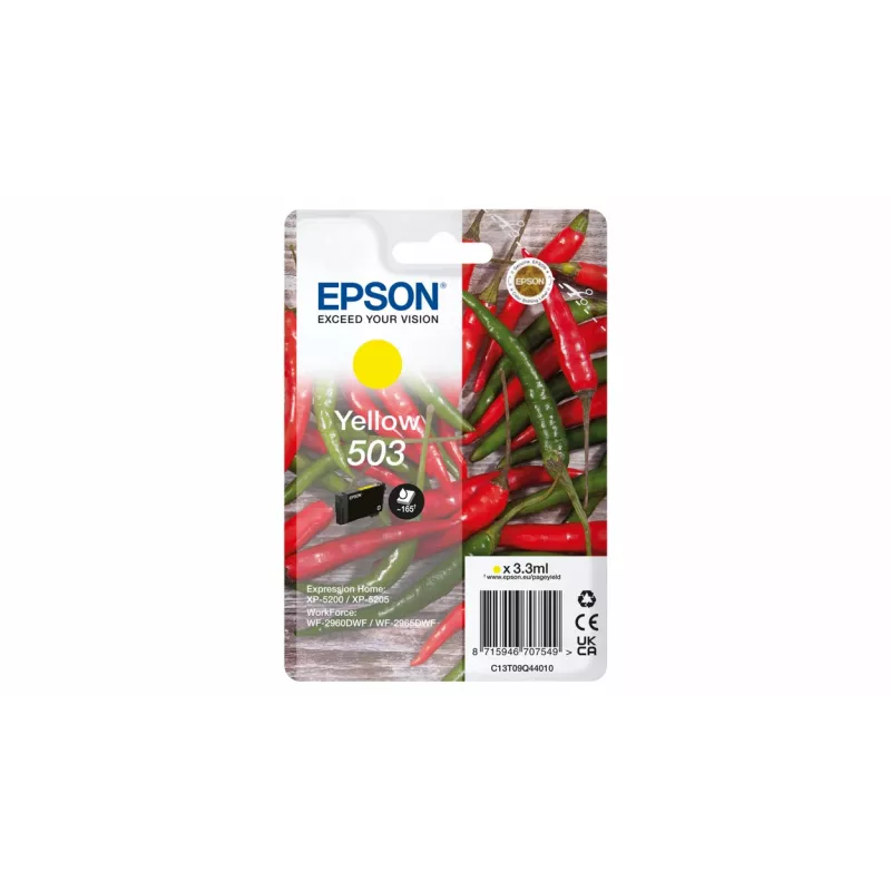Epson 503 rašalo kasetė 1 vnt. Originali standartinės talpos geltona