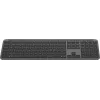 Logitech K950 Signature plonas klaviatūra biurui RF belaidė Bluetooth QWERTY danų suomių šiaurės šalių švedų grafito