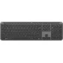 Logitech K950 Signature plonas klaviatūra biurui RF belaidė Bluetooth QWERTY danų suomių šiaurės šalių švedų grafito