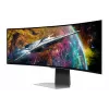 Samsung G95SC kompiuterio monitorius 124,5 cm (49 colių) 5120 x 1440 Dual QHD OLED sidabrinis