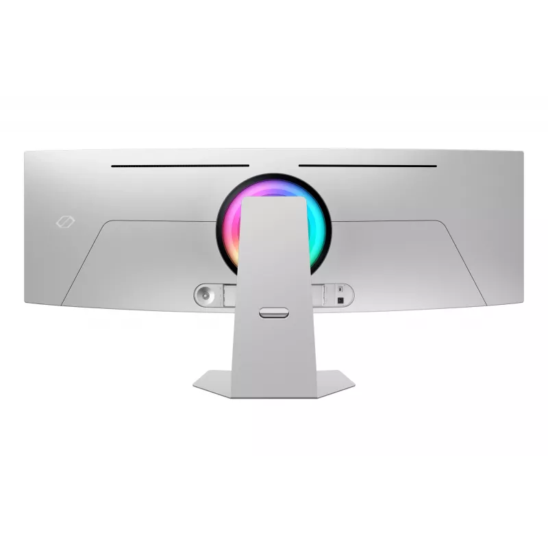 Samsung G95SC kompiuterio monitorius 124,5 cm (49 colių) 5120 x 1440 Dual QHD OLED sidabrinis