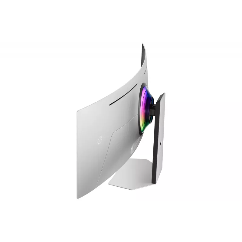 Samsung G95SC kompiuterio monitorius 124,5 cm (49 colių) 5120 x 1440 Dual QHD OLED sidabrinis