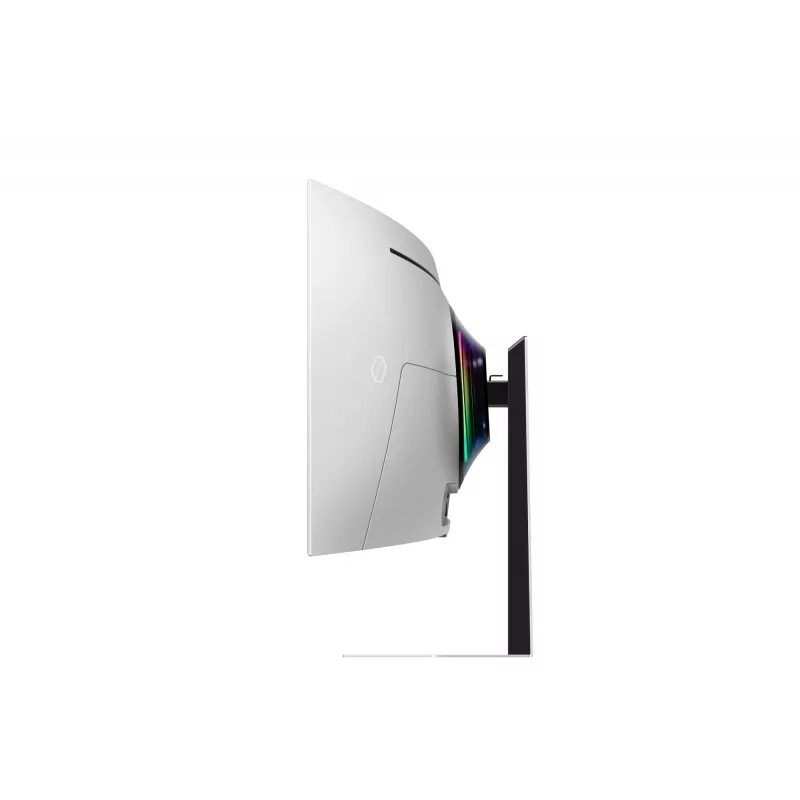 Samsung G95SC kompiuterio monitorius 124,5 cm (49 colių) 5120 x 1440 Dual QHD OLED sidabrinis