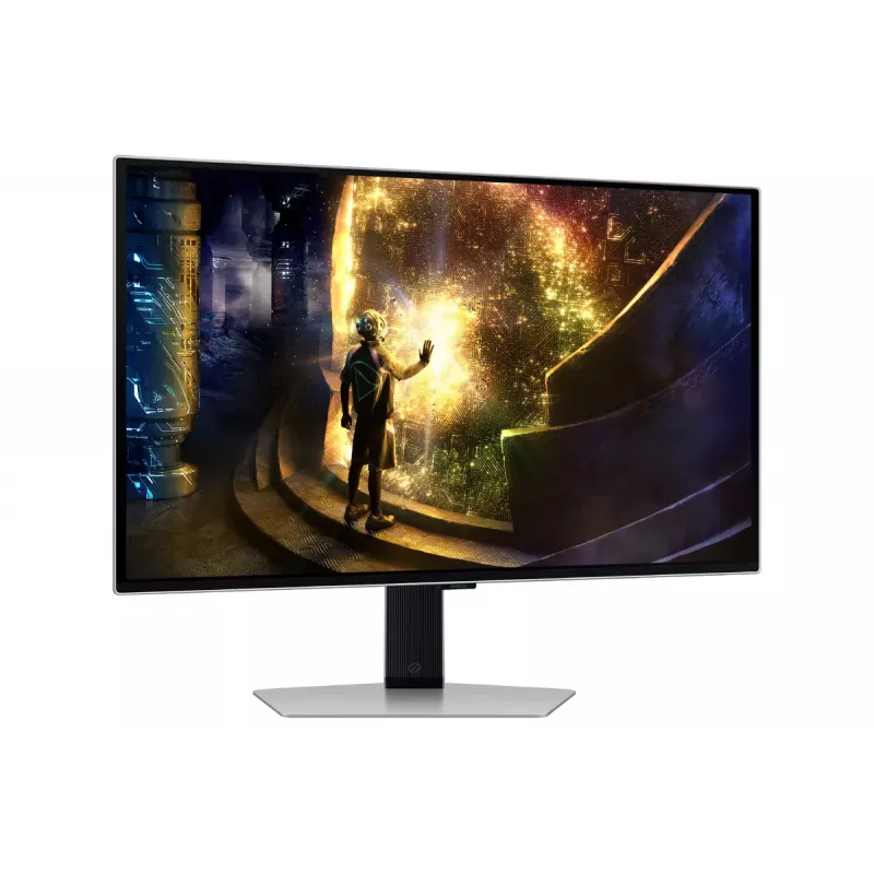 Samsung G61SD kompiuterio monitorius 68,6 cm (27 colių) 2560 x 1440 pikselių Quad HD OLED sidabrinis