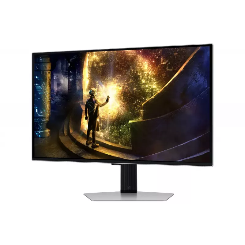 Samsung G61SD kompiuterio monitorius 68,6 cm (27 colių) 2560 x 1440 pikselių Quad HD OLED sidabrinis