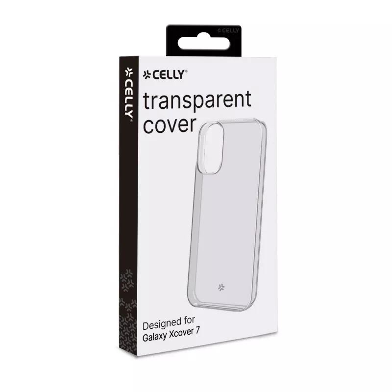 Dėklas Celly Galaxy Xcover 7 permatomas vienspalvis