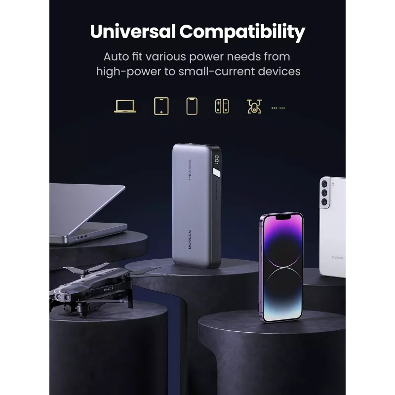 Nešiojama išorinė baterija Ugreen 90597A 25000 mAh