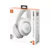 JBL Live 770NC ausinės belaidės ant ausų skambučiams/muzikai Bluetooth balta