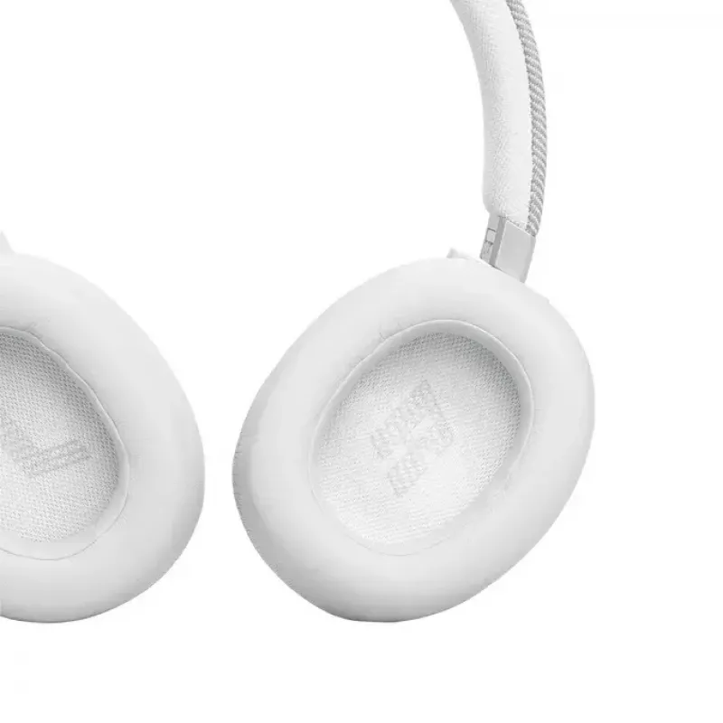 JBL Live 770NC ausinės belaidės ant ausų skambučiams/muzikai Bluetooth balta