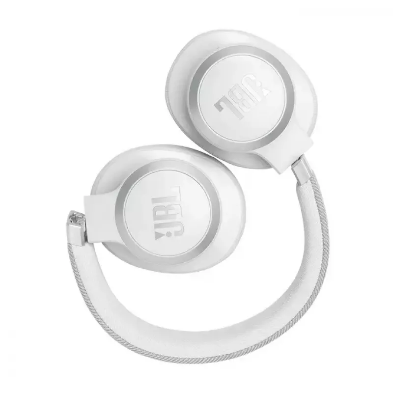 JBL Live 770NC ausinės belaidės ant ausų skambučiams/muzikai Bluetooth balta