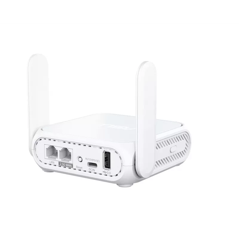 ASUS RT-BE58 Go belaidis maršrutizatorius 2,5 Gigabit Ethernet Dviejų dažnių (2,4 GHz / 5 GHz) Balta