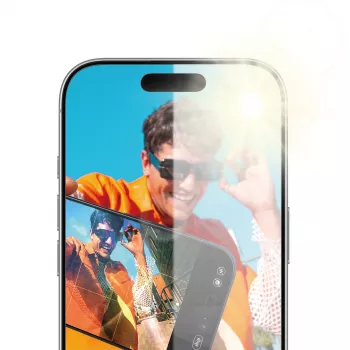 PanzerGlass Anti-Reflective Armor ekrano apsauga iPhone 17 iPhone 16 Pro atspari įbrėžimams smūgiams