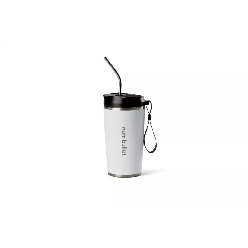 NutriBullet Flip 0,59 L nešiojamasis maišytuvas, juoda, balta