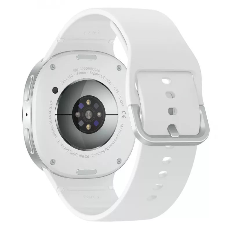 Išmanusis laikrodis Samsung Galaxy Watch 8 sidabrinis 44 mm ES modelis SM-L330NZSAEUB